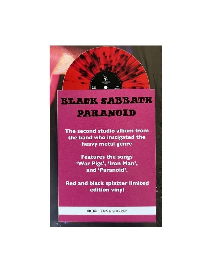4099964007558, Виниловая пластинка Black Sabbath, Paranoid (coloured) - фото 11