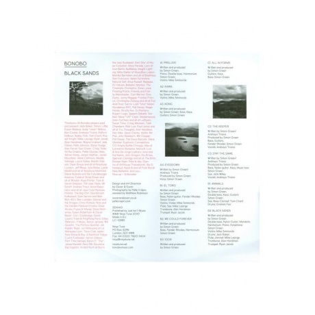 5021392584188, Bonobo, Black Sands виниловая пластинка - фото 8