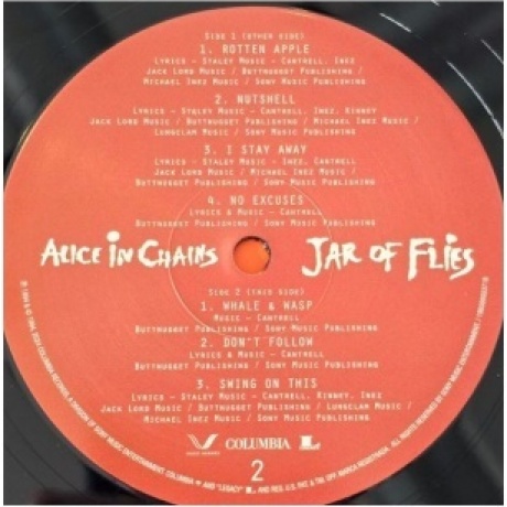 Alice In Chains - Jar Of Flies (0196588003714) виниловая пластинка - фото 4