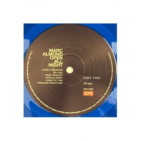Marc Almond - Open All Night (coloured) (5013929849914) виниловая пластинка - фото 11