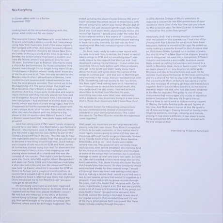 Gary Burton - The New Quartet (Analogue) (0602445053247) виниловая пластинка - фото 3