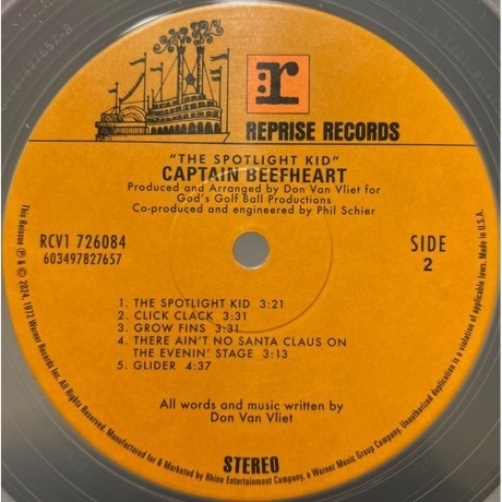 Captain Beefheart - The Spotlight Kid (coloured) (0603497827657) виниловая пластинка - фото 6
