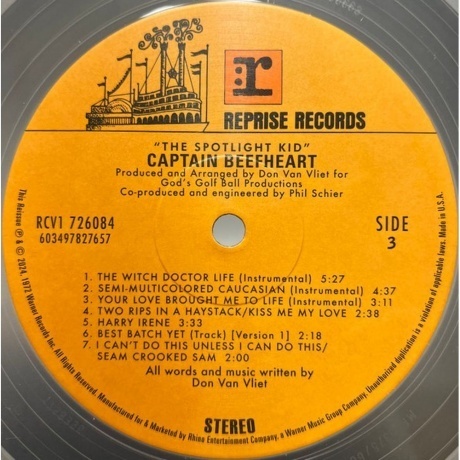 Captain Beefheart - The Spotlight Kid (coloured) (0603497827657) виниловая пластинка - фото 7