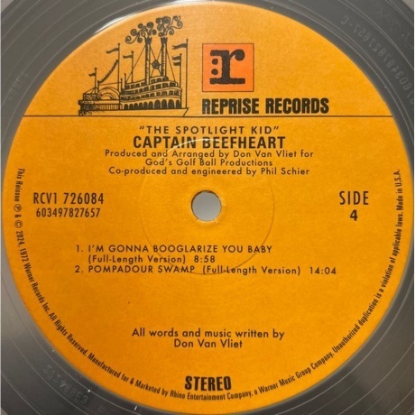 Captain Beefheart - The Spotlight Kid (coloured) (0603497827657) виниловая пластинка - фото 8