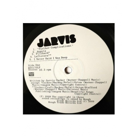 0191402017014, Виниловая пластинка Cocker, Jarvis, Further Complications - фото 3