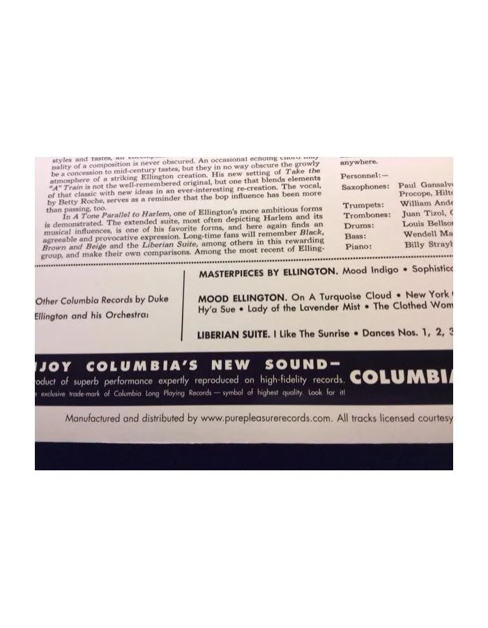 5060149620724, Виниловая пластинка Ellington, Duke, Ellington Uptown (Analogue) - фото 2