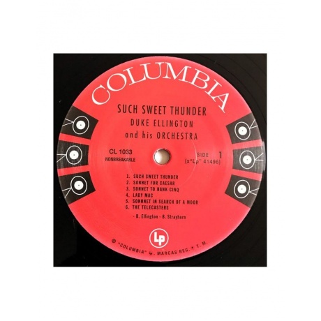 5060149621301, Виниловая пластинка Ellington, Duke, Such Sweet Thunder (Analogue) - фото 3