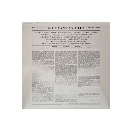 Gil Evans - Gil Evans &amp; Ten (0888072524903) виниловая пластинка - фото 2