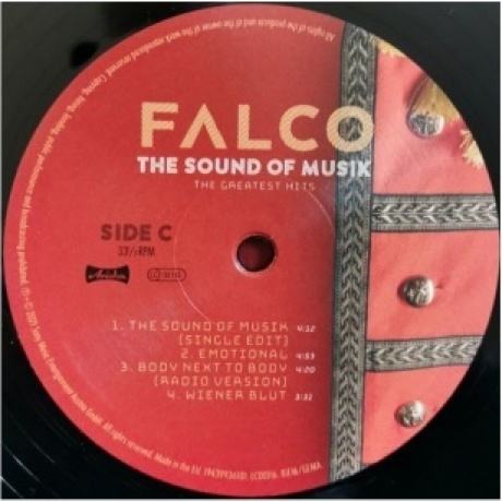Falco - The Sound Of Musik: The Greatest Hits (0194399361016) виниловая пластинка - фото 7