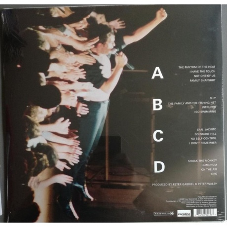 Peter Gabriel - Plays Live (0884108006177) виниловая пластинка - фото 2