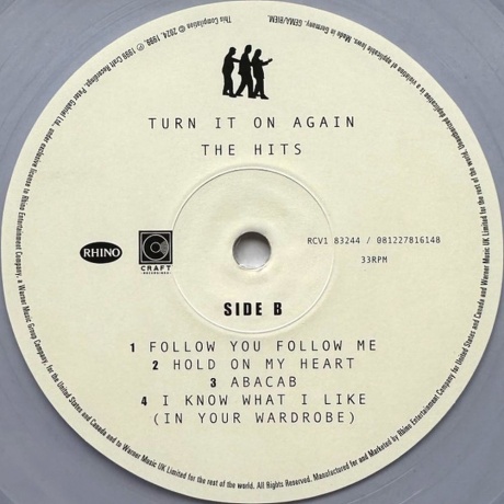 Genesis - Turn It On Again - The Hits (25th Anniversary) (0603497826544) виниловая пластинка - фото 4