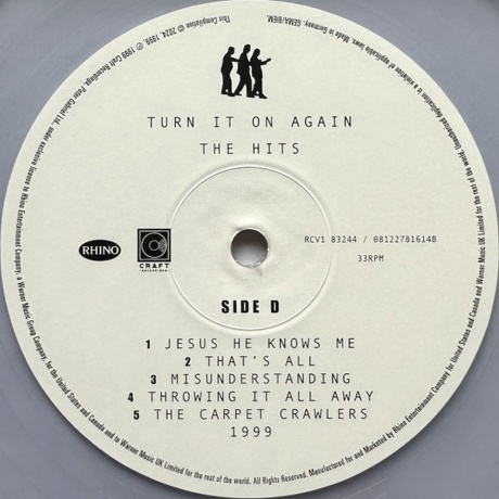 Genesis - Turn It On Again - The Hits (25th Anniversary) (0603497826544) виниловая пластинка - фото 6
