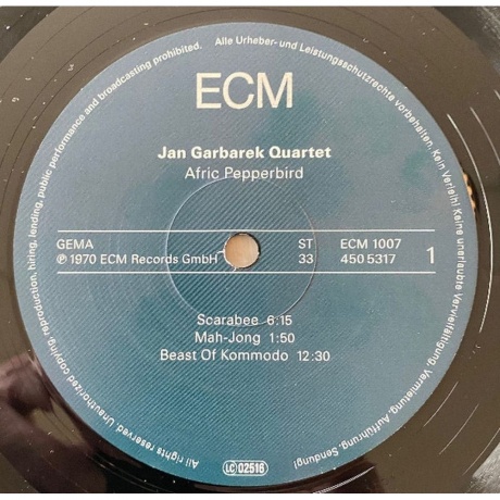 Jan Garbarek - Afric Pepperbird (Analogue) (0602445053179) виниловая пластинка - фото 4