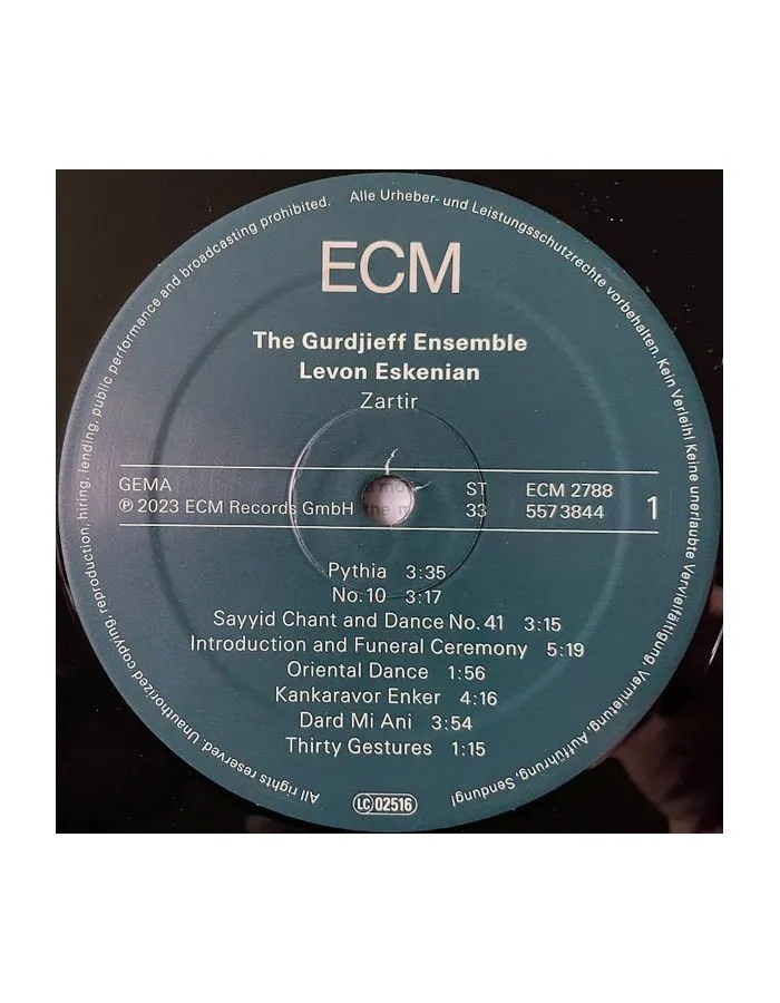 0602455738448, Виниловая пластинка Gurdjieff Ensemble, The; Eskenian, Levon, Zartir - фото 3