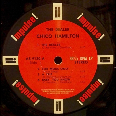 Chico Hamilton - The Dealer (Audiophile, Verve By Request) (0602458940800) виниловая пластинка - фото 3