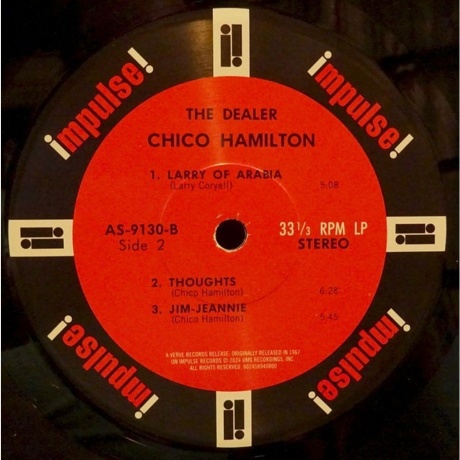 Chico Hamilton - The Dealer (Audiophile, Verve By Request) (0602458940800) виниловая пластинка - фото 4
