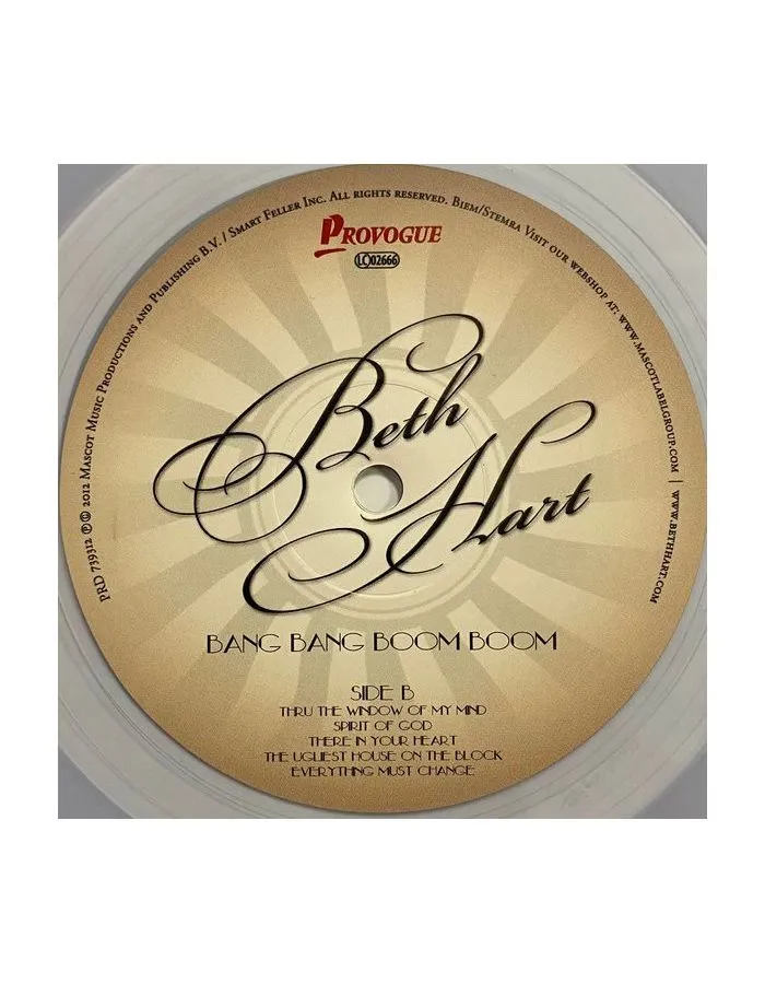 0810020506938, Виниловая пластинка Hart, Beth, Bang Bang Boom Boom (coloured) - фото 4