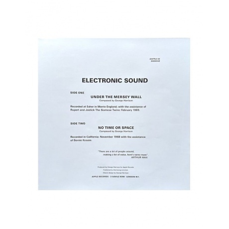 George Harrison - Electronic Sound (picture) (4050538981858) виниловая пластинка - фото 10