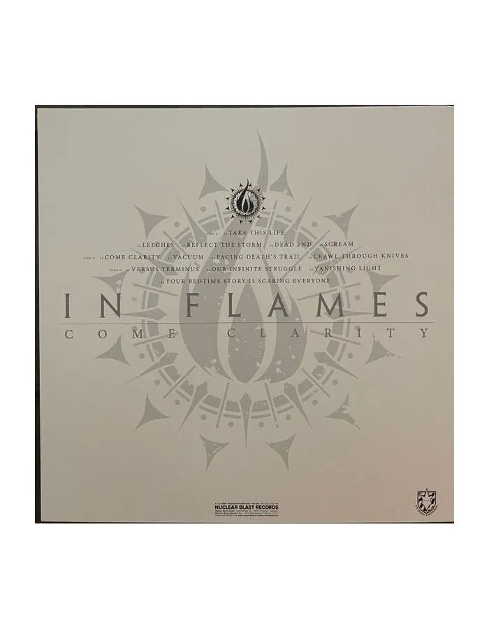 0727361544973, Виниловая пластинка In Flames, Come Clarity (coloured) - фото 2