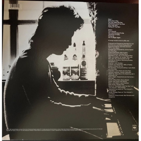 Billy Joel - Cold Spring Harbour (0190759391617) виниловая пластинка - фото 2