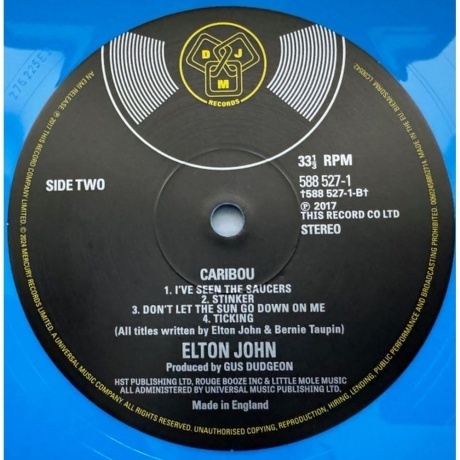 Elton John - Caribou (coloured) (0602458852721) виниловая пластинка - фото 4