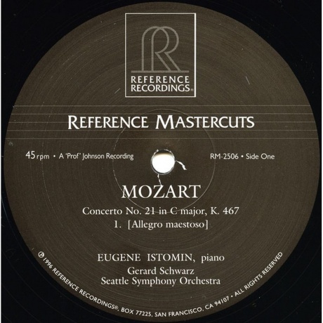Eugene Istomin - Mozart: Piano Concertos No.21 &amp; 24 (Analogue) (0030911250614) виниловая пластинка - фото 2