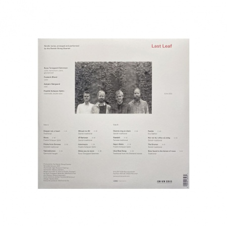 0028948164974, Виниловая пластинка Danish String Quartet, The, Last Leaf - фото 2