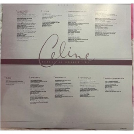 Celine Dion - My Love: Essential Collection (0196588794513) виниловая пластинка - фото 5