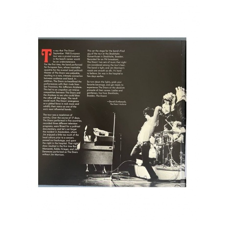 0603497827152, Виниловая пластинка Doors, The, Live In Stockholm, 1968 (coloured) - фото 2