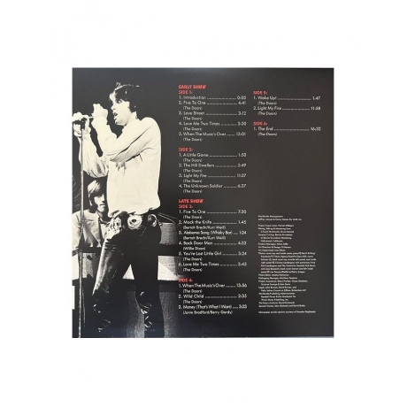 0603497827152, Виниловая пластинка Doors, The, Live In Stockholm, 1968 (coloured) - фото 4