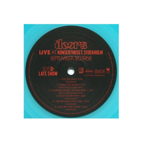 0603497827152, Виниловая пластинка Doors, The, Live In Stockholm, 1968 (coloured) - фото 9