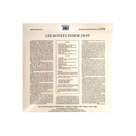 5060149622735, Виниловая пластинка Konitz, Lee, Inside Hi-Fi (Analogue) - фото 2