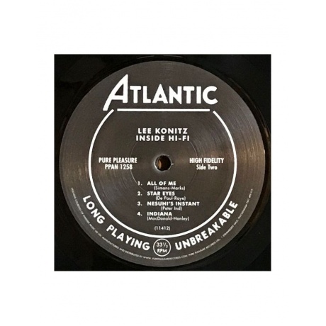 5060149622735, Виниловая пластинка Konitz, Lee, Inside Hi-Fi (Analogue) - фото 4