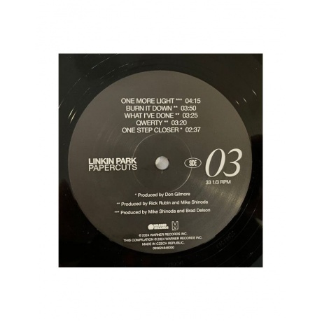 Linkin Park - Papercuts (0093624846000) виниловая пластинка - фото 11