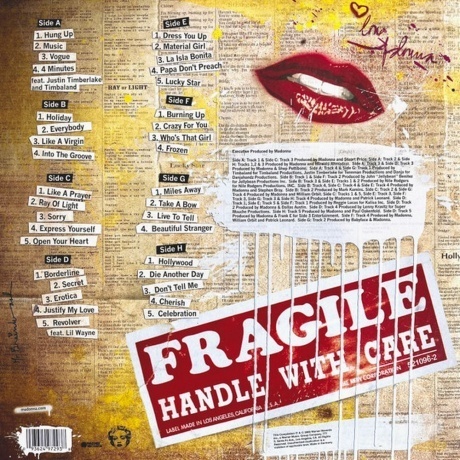 Madonna - Celebration (The Ultimate Hits Collection) (Repress) (0093624972938) виниловая пластинка - фото 4