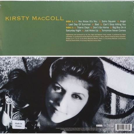 Kirsty MacColl - Titanic Days (coloured) (0602458870381) виниловая пластинка - фото 2