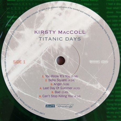 Kirsty MacColl - Titanic Days (coloured) (0602458870381) виниловая пластинка - фото 3