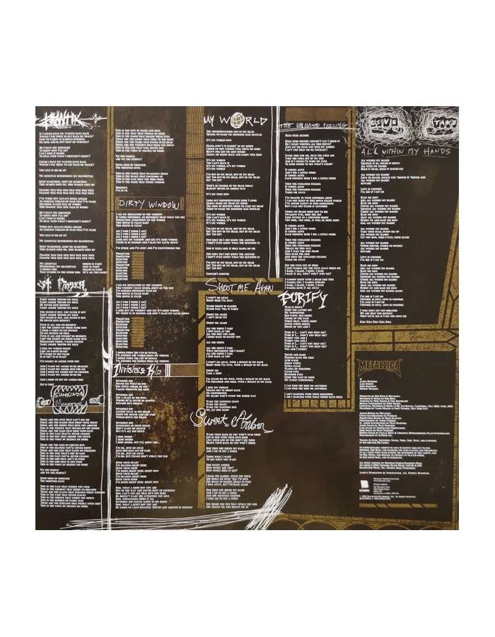 0602455726629, Виниловая пластинка Metallica, St. Anger (coloured) - фото 14