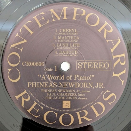Phineas Newborn Jr. - A World Of Piano (Analogue, Acoustic Sounds) (0888072504264) виниловая пластинка - фото 3