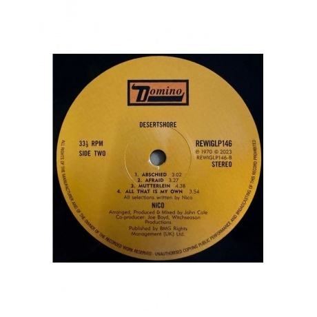 Nico - Desertshore (0887830014618) виниловая пластинка - фото 8