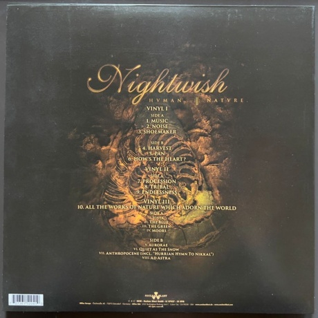 Nightwish - Human.:II:Nature. (coloured) (4065629677626) виниловая пластинка - фото 2
