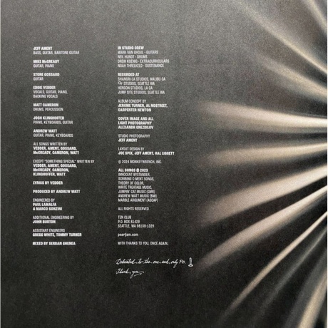 Pearl Jam - Dark Matter (0602458971163) виниловая пластинка - фото 12