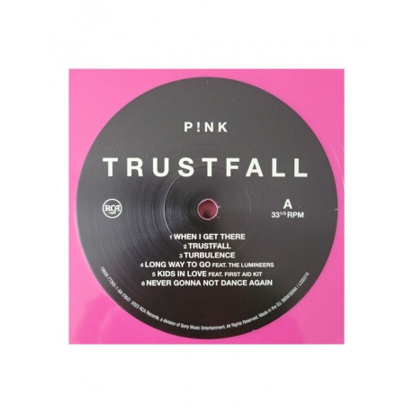 0196587726614, Виниловая пластинка Pink, Trustfall (coloured) - фото 4