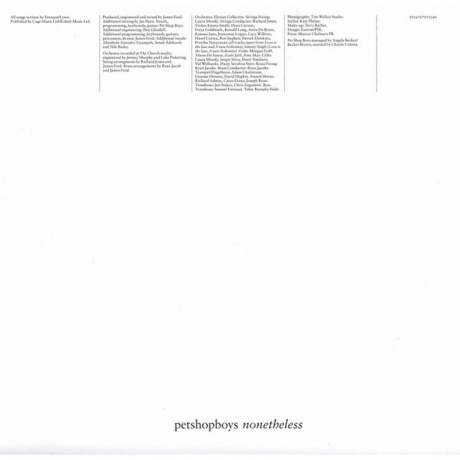 Pet Shop Boys - Nonetheless (Grey) (5054197903588) виниловая пластинка - фото 6