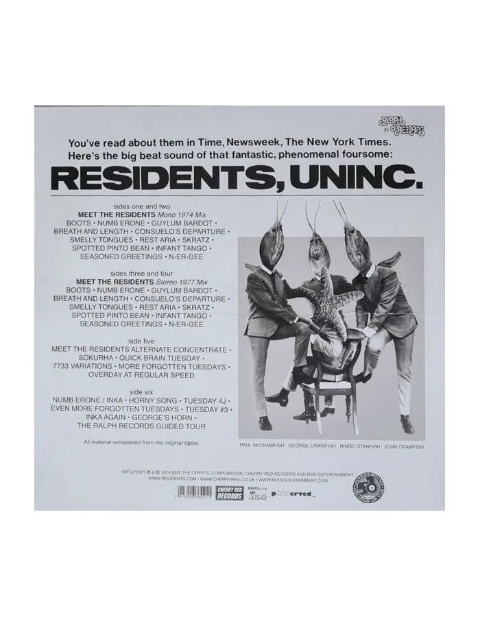 5013929360211, Виниловая пластинка Residents, The, Meet The Residents - фото 2