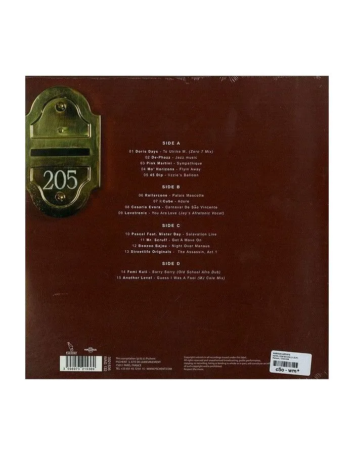 3596973215369, Виниловая пластинка Various Artists, Hotel Costes - La Suite - фото 2