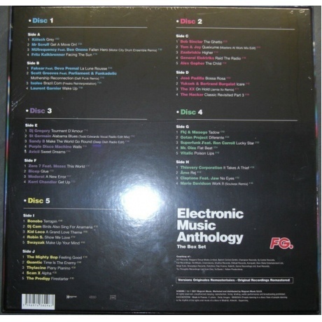 3596974380967, Various Artists, Electronic Music Anthology (Box) виниловая пластинка - фото 3