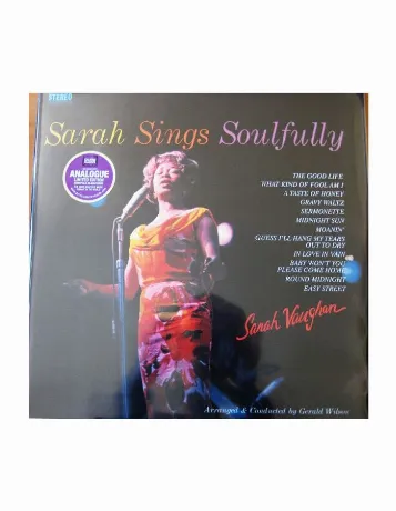 5060149620854, Vaughan, Sarah, Sarah Sings Soulfully (Analogue) ...