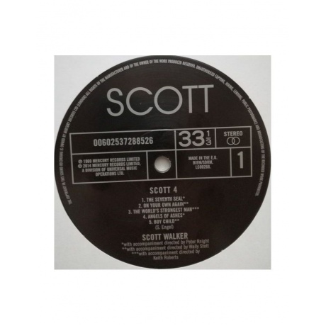 0602537288526, Виниловая пластинка Walker, Scott, Scott 4 - фото 5