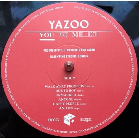 Yazoo - You And Me Both (4050538372311) виниловая пластинка - фото 4